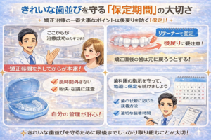 歯科矯正治療で本当に大切なのは「保定」
