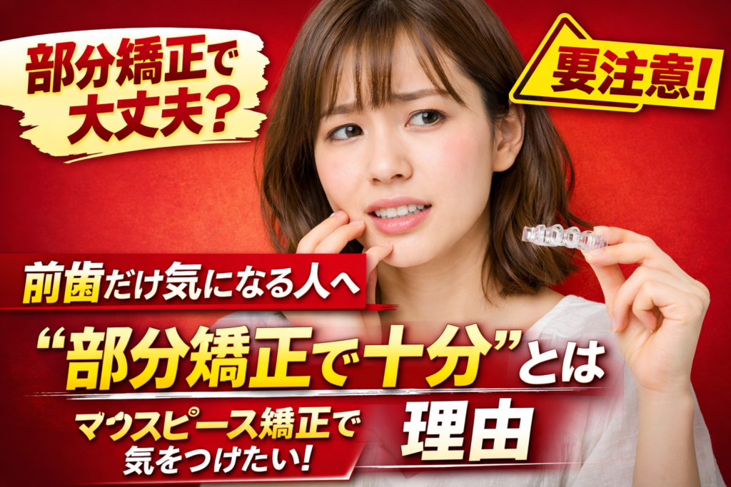 秋葉原リヨンドール歯列矯正歯科クリニック インビザライン マウスピース矯正 矯正専門医 部分矯正