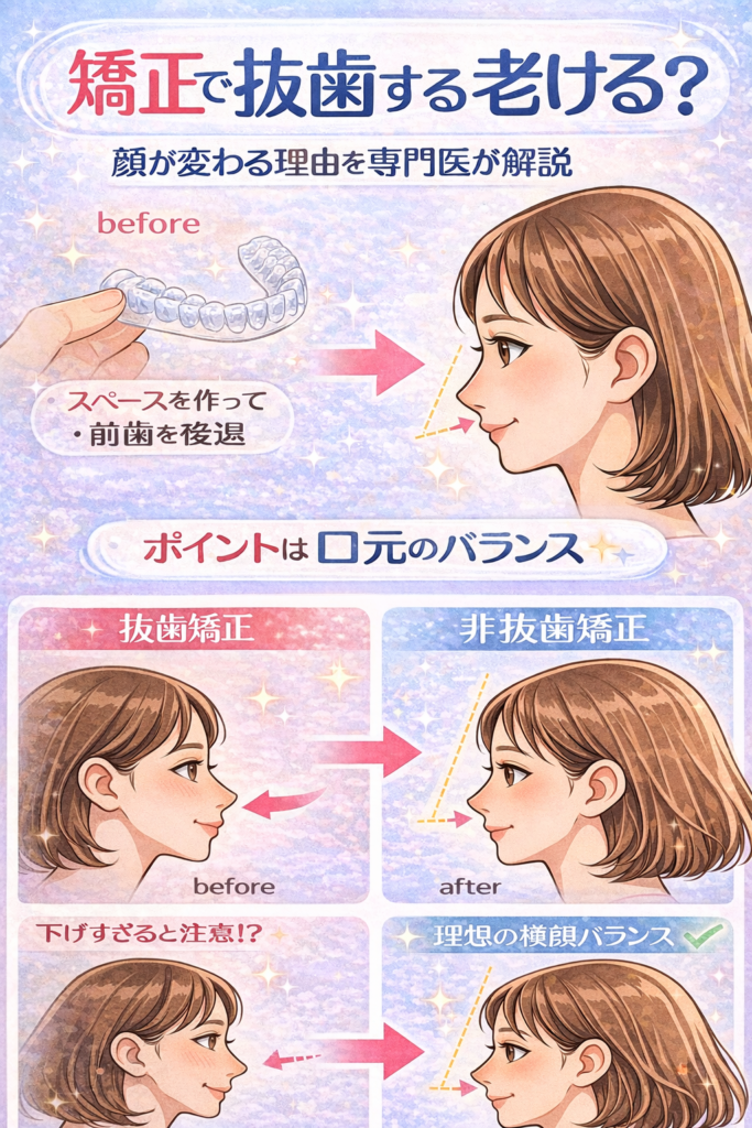 秋葉原リヨンドール歯列矯正歯科クリニック インビザライン マウスピース矯正 矯正専門医 抜歯 老け顔