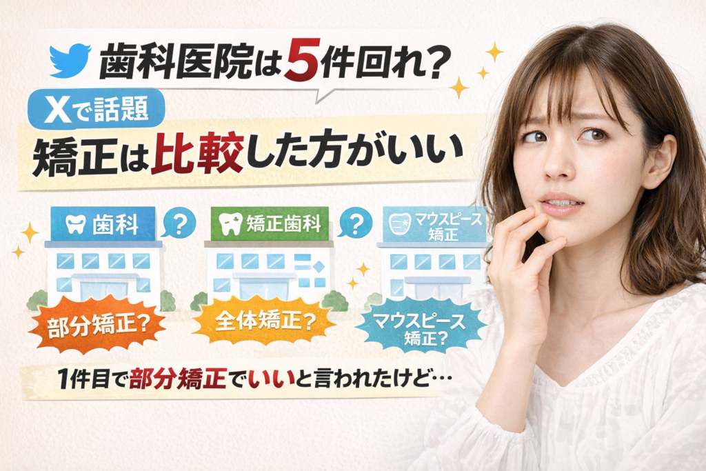 秋葉原リヨンドール歯列矯正歯科クリニック インビザライン マウスピース矯正 矯正専門医 部分矯正 全体矯正 歯科医院の比較
