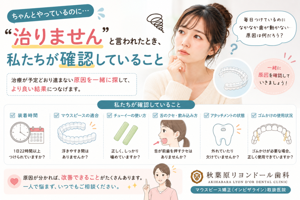 秋葉原リヨンドール歯列矯正歯科クリニック インビザライン エンジェルアライナー マウスピース矯正 矯正専門医 使用方法